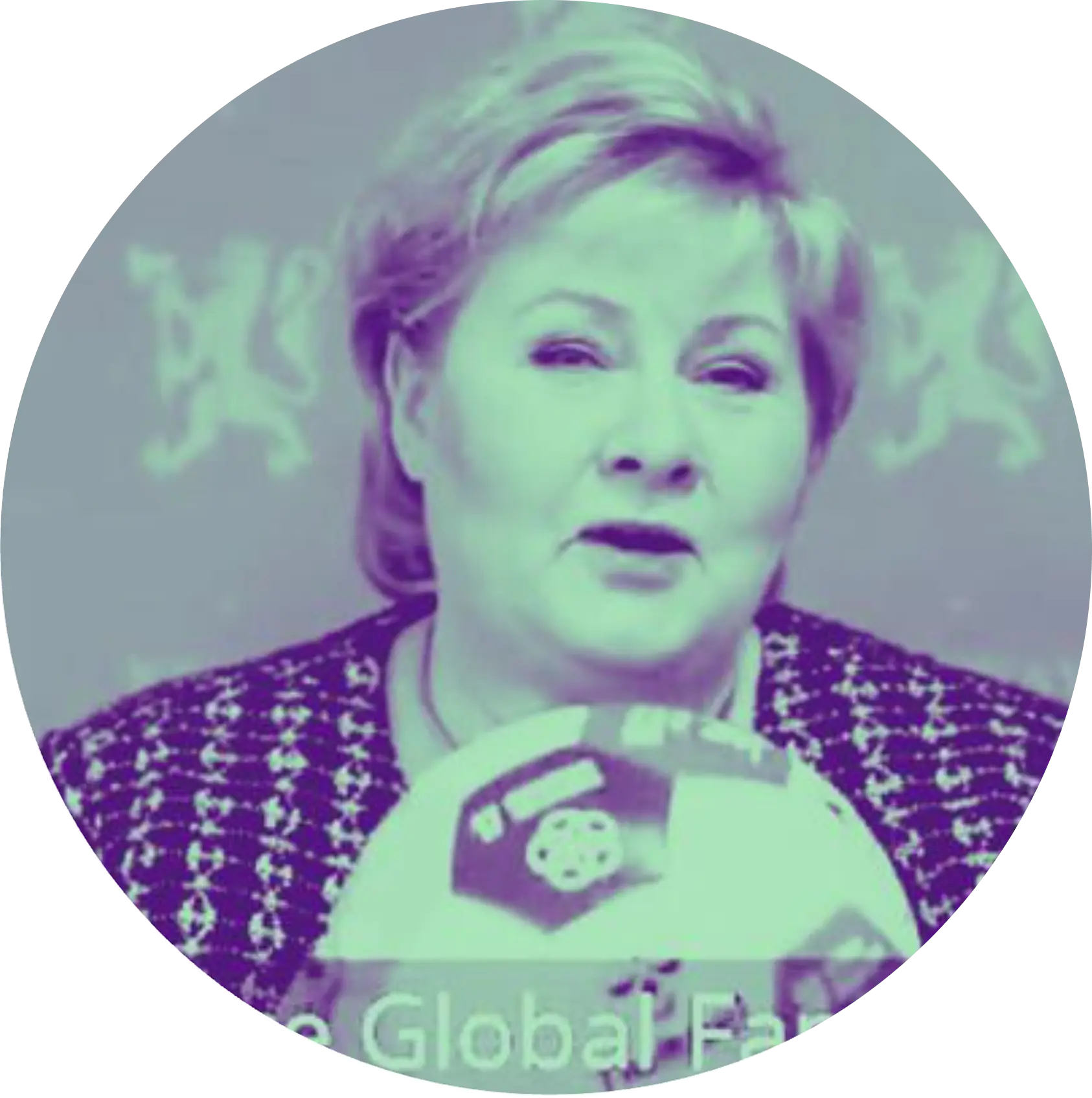 FORMER PRIME MINISTER OF NORWAY ERNA SOLBERG